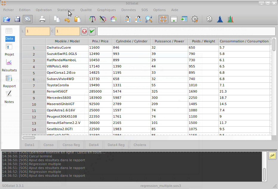 SOSstat multiple regression